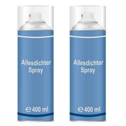 Zestaw: 2x spray uszczelniający do wszystkich powierzchni, wodoodporny - 400 ml