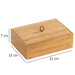 Organizer łazienkowy TERRA, bambus, 22 x 15 cm, WENKO