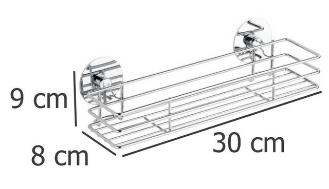 Półka kuchenna na przyprawy TurboFix - stal chromowana, WENKO
