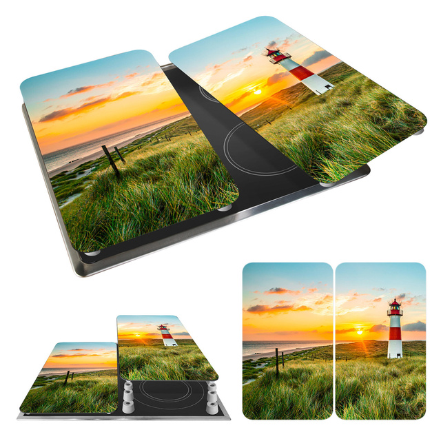 Szklane płyty ochronne na kuchenkę LIGHTHOUSE, 2 sztuki