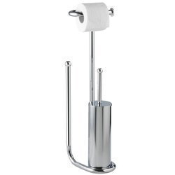 Stojak na papier toaletowy i szczotkę do WC, UNIVERSALO - 3 w 1, WENKO