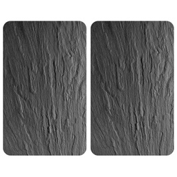 Szklane płyty ochronne SLATE XL na kuchenkę – 2 sztuki, WENKO