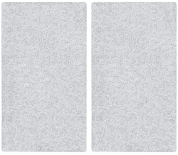 Szklane płyty ochronne na kuchenkę, przeźroczyste - 2 sztuki, Allstar