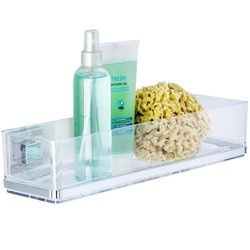 Prostokątna półka łazienkowa QUADRO, Vacuum-Loc, pod prysznic, WENKO