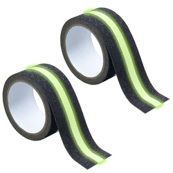 Zestaw dwóch rolek odblaskowych taśm antypoślizgowych - 2w1, 2x300 cm