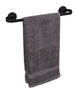 Aluminiowy drążek na ręczniki 40 cm BIVIO, montaż bez wiercenia