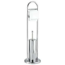 Stojak na papier toaletowy i szczotkę do WC, VASTO - 2w1, WENKO