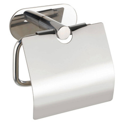 Srebrny Uchwyt na papier toaletowy OREA SHINE, Turbo - Loc, WENKO