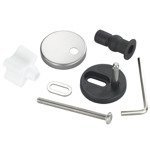 Zestaw montażowy do deski sedesowej Easy Close, zawiasy,stal nierdzewna,14 elementów, WENKO