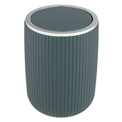 Kosz łazienkowy AGROPOLI z obrotową pokrywą, 2 L, zielony, WENKO