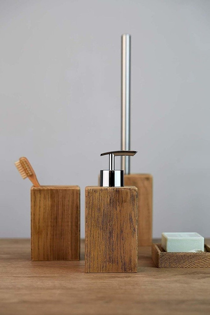 Mydelniczka MARLA, imitacja drewna, WENKO