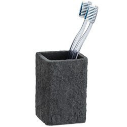 Kubek na szczoteczki VILLATA, antracytowy, WENKO