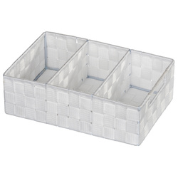 Organizer ADRIA - pojemnik łazienkowy, biały, WENKO