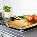 Szklane płyty ochronne WOODEN LOOK na kuchenkę – 2 sztuki, WENKO