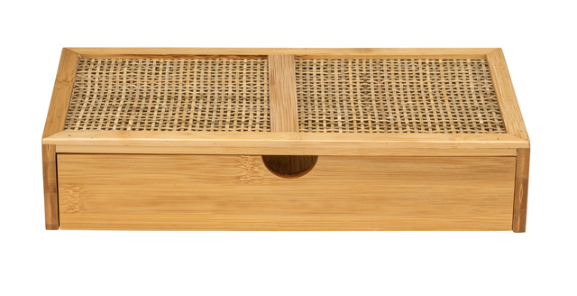 Szufladka na kosmetyki ALLEGRE BAMBOO, 28 x 6 x 14 cm, WENKO