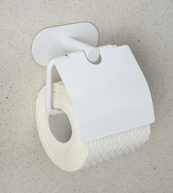 Srebrny Uchwyt na papier toaletowy OREA SHINE, Turbo - Loc, WENKO