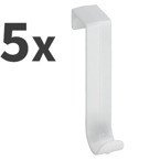 Haczyk na drzwi, wieszak - 5 sztuk w komplecie, WENKO