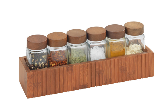 Bambusowy organizer kuchenny MERA