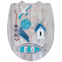 Deska sedesowa ABATTANT BEACH lakierowana, Thermoplast, WENKO