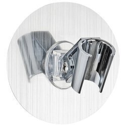 Uchwyt na słuchawkę prysznicową z tworzywa sztucznego, wieszak OSMIO z regulacją kąta - WENKO