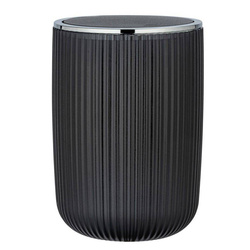 Kosz na śmieci do łazienki AGROPOLI, 27 cm, antracytowy, WENKO