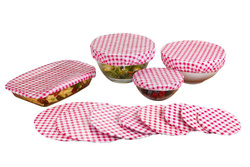 Zestaw nakładek na pojemniki spożywcze CLASSIC, 12 sztuk