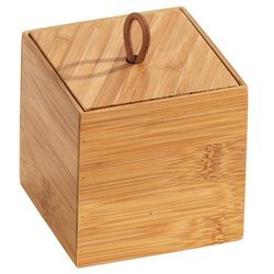Organizer łazienkowy TERRA, bambus, 9 x 9 cm, WENKO