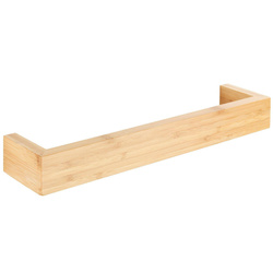 Wieszak na ręczniki BAMBUSA, bambusowy, jasny brąz, 40 x 9 x 5 cm, WENKO