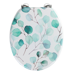 Deska sedesowa MDF z ozdobnym nadrukiem, wzór leśny, WENKO