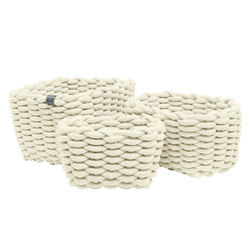 Zestaw plecionych koszyków do przechowywania TOM TAILOR, 3 szt.