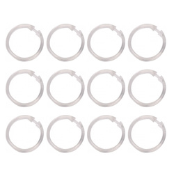 Kółka do zasłony prysznicowej LARGE 12 sztuk, WENKO