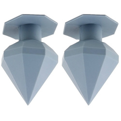 Zestaw dwóch silikonowych nakładek na kran DIAMENT czyści z kamienia i osadów