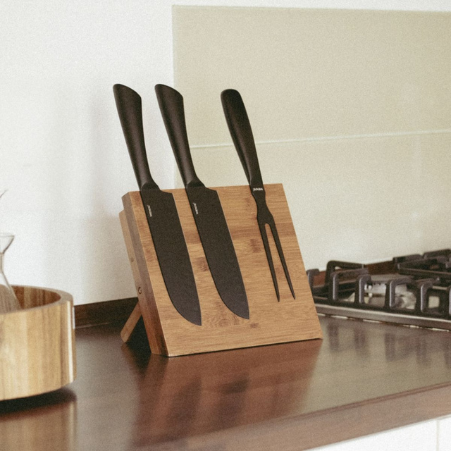 Magnetyczny stojak na noże MESINA, bambus