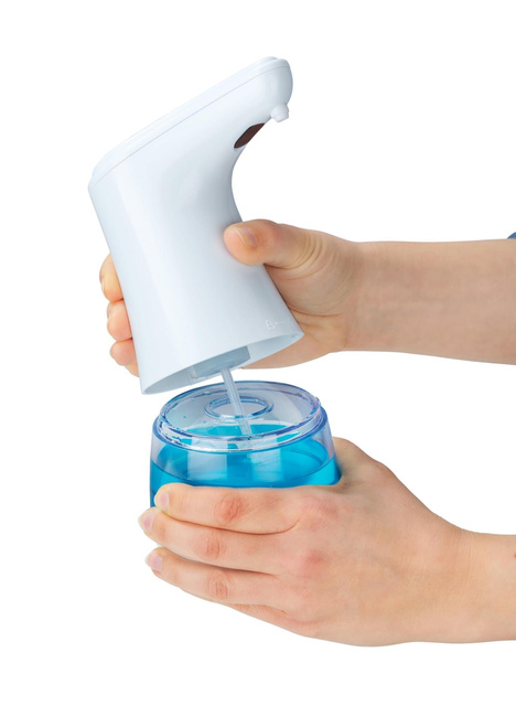 Bezdotykowy dozownik do mydła i płynu do dezynfekcji DIALA, z sensorem na podczerwień, 360 ml, WENKO