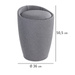 Pufa CANDY GREY - kosz na pranie, 2w1, WENKO