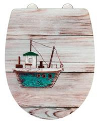 Deska sedesowa AHOI z cichym domykaniem, Thermoplast, WENKO