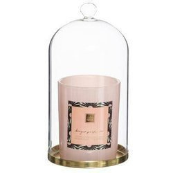 Świeca zapachowa ze szklanym kloszem FEEL, 210 g