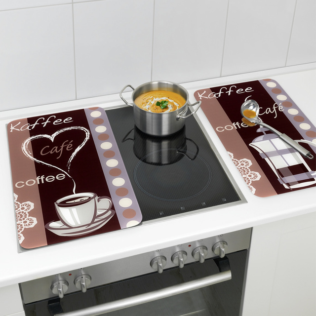 Szklane płyty ochronne COFFEE FLAVOUR, 2 sztuki