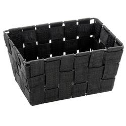 Koszyk łazienkowy ADRIA, czarny, WENKO