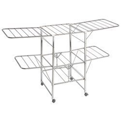 OUTLET Suszarka na pranie rozkładana MOBILE, stal nierdzewna