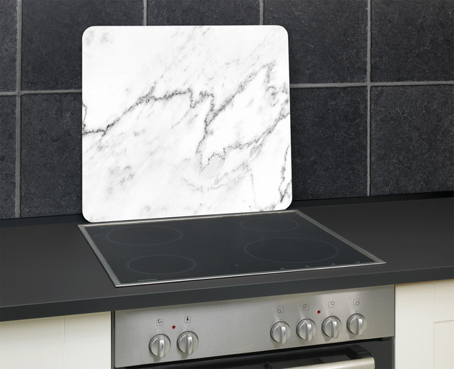 Wielofunkcyjna płyta kuchenna z hartowanego szkła MARBLE