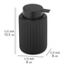 Dozownik do mydła w płynie BELLUNO, ceramiczny, 300 ml, czarny, WENKO