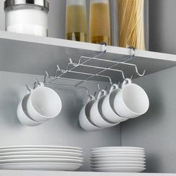 Wieszak kuchenny na kubki, filiżanki - pomieści aż 10 sztuk, WENKO