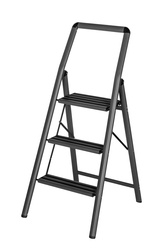 Aluminiowa drabina, 3-stopniowa, WENKO