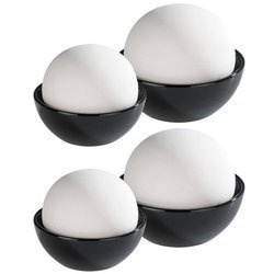 Dekoracyjny nawilżacz powietrza w kształcie kuli - nowoczesny design, 4 sztuki