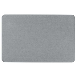 Dywanik łazienkowy SIMI, 60 x 39 cm, szary, WENKO