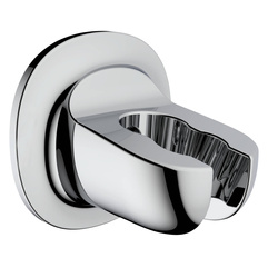 Uchwyt do słuchawki prysznicowej, montaż bez wiercenia, Ø 6 cm, srebrny, WENKO