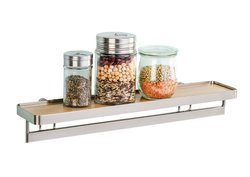 Półka kuchenna na przyprawy z relingiem Bamboo Premium, WENKO