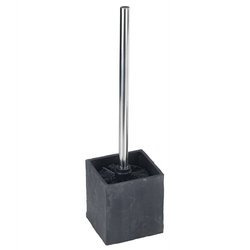 Pojemnik na szczotkę SLATE ROCK + szczotka WC, WENKO