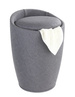 Pufa CANDY GREY - kosz na pranie, 2w1, WENKO